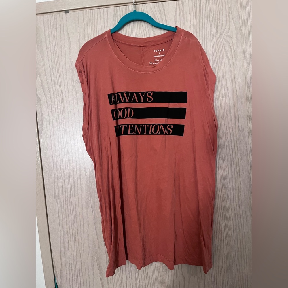 Torrid Women's Sleeveless Top in burnt orange